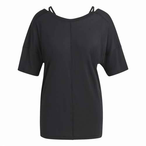 Ženska Majica Kratkih Rukava Adidas Studio Oversized Crna Cijena