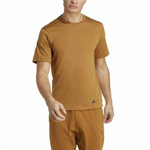 Muška Majica Kratkih Rukava Adidas Yoga Base Smeđa Cijena