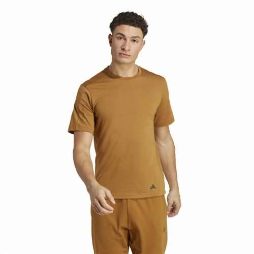 Muška Majica Kratkih Rukava Adidas Yoga Base Smeđa Cijena