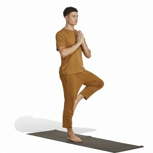Muška Majica Kratkih Rukava Adidas Yoga Base Smeđa Cijena