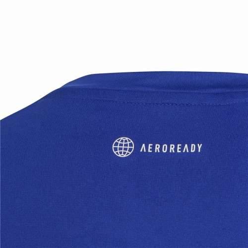 Dječje Majica Kratkih Rukava Adidas Icons Aeroready Plava Cijena