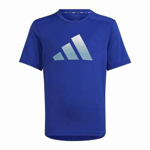 Dječje Majica Kratkih Rukava Adidas Icons Aeroready Plava Cijena