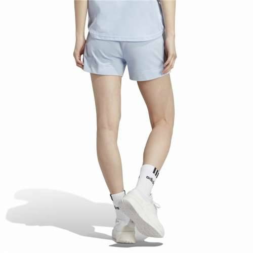 Sportske Kratke Hlače za Žene Adidas 3 Stripes Sj Svetlo Plava Cijena