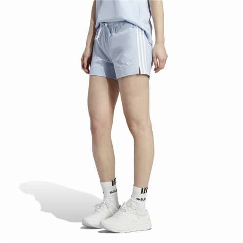 Sportske Kratke Hlače za Žene Adidas 3 Stripes Sj Svetlo Plava Cijena