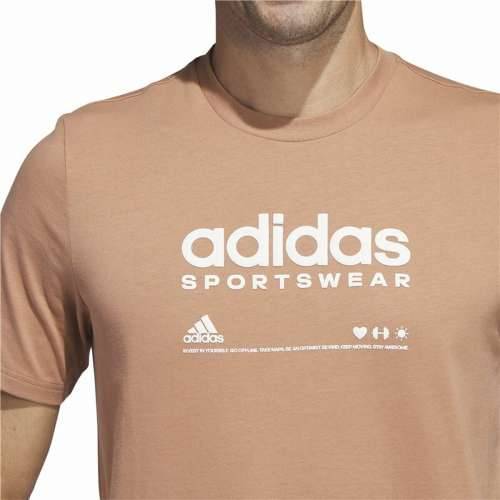 Muška Majica Kratkih Rukava Adidas Lounge Smeđa Cijena