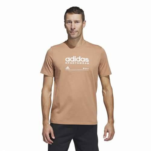 Muška Majica Kratkih Rukava Adidas Lounge Smeđa Cijena
