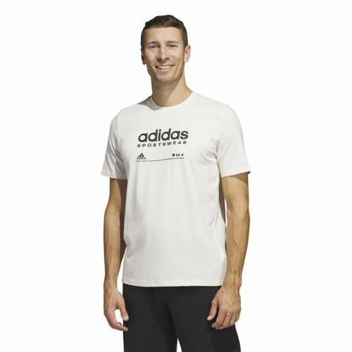 Muška Majica Kratkih Rukava Adidas Lounge Bijela Cijena