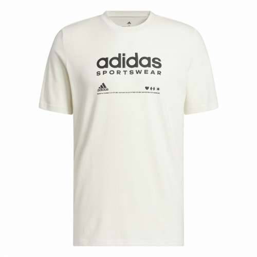Muška Majica Kratkih Rukava Adidas Lounge Bijela Cijena