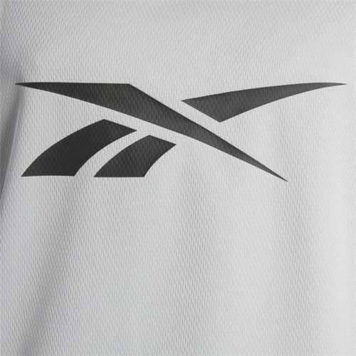 Košarkaška majica Reebok Svjetlo siva Cijena