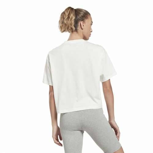 Ženska Majica Kratkih Rukava Reebok Graphic Logo Bijela Cijena