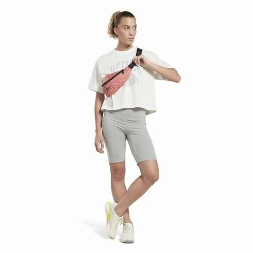 Ženska Majica Kratkih Rukava Reebok Graphic Logo Bijela Cijena