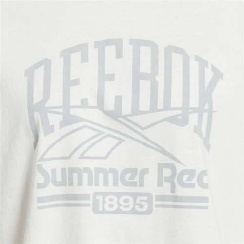 Ženska Majica Kratkih Rukava Reebok Graphic Logo Bijela Cijena