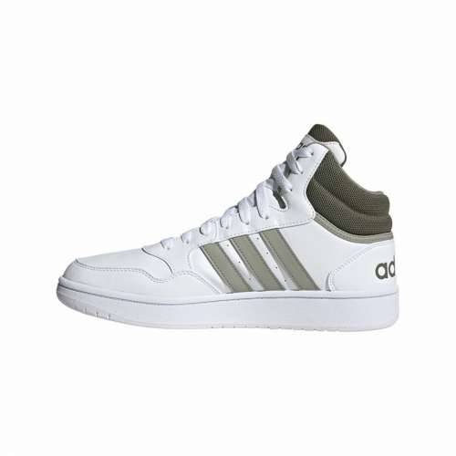 Košarkaške Tenisice za Odrasle Adidas Hoops 3.0 Mid Bijela Cijena