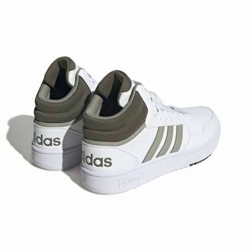 Košarkaške Tenisice za Odrasle Adidas Hoops 3.0 Mid Bijela Cijena