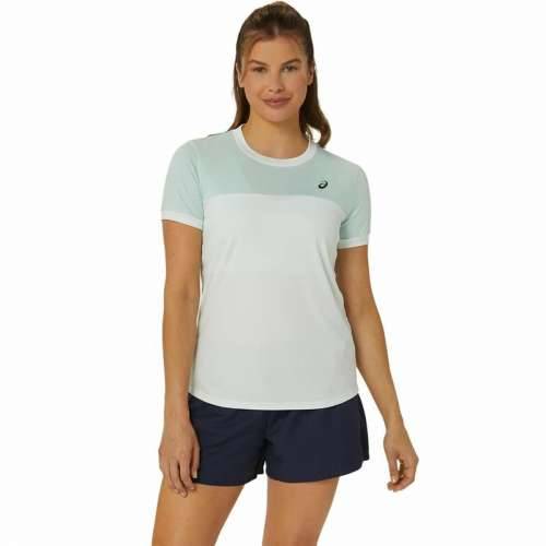 Sportska Majica Kratkih Rukava Asics Court Bijela Dama tenis Cijena