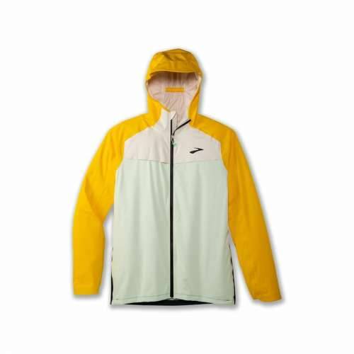 Muška Sportska Jakna Brooks High Point Waterproof Bijela Cijena