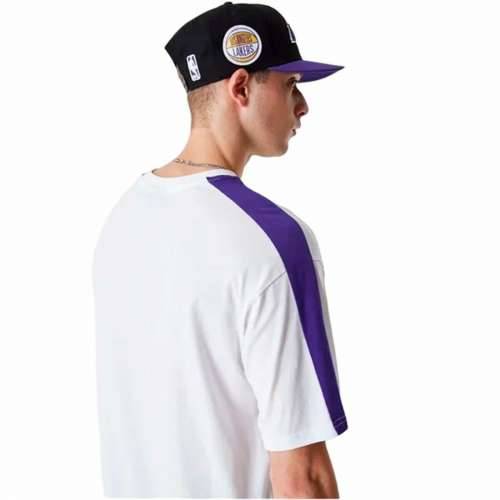 Muška Majica Kratkih Rukava New Era NBA Colour Block LA Lakers Bijela Cijena