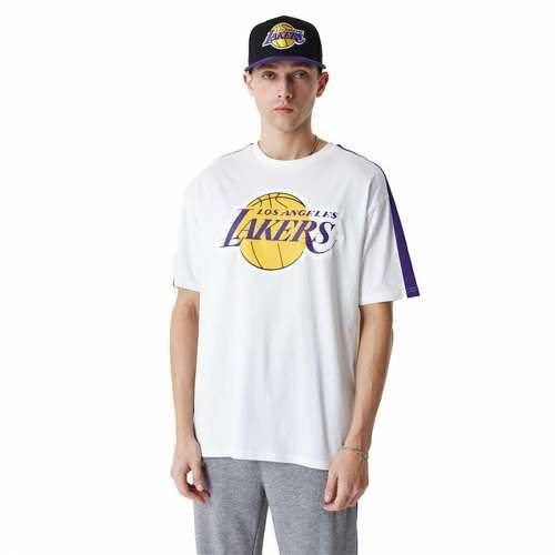 Muška Majica Kratkih Rukava New Era NBA Colour Block LA Lakers Bijela Cijena