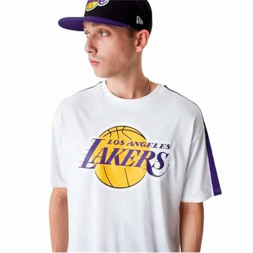 Muška Majica Kratkih Rukava New Era NBA Colour Block LA Lakers Bijela Cijena