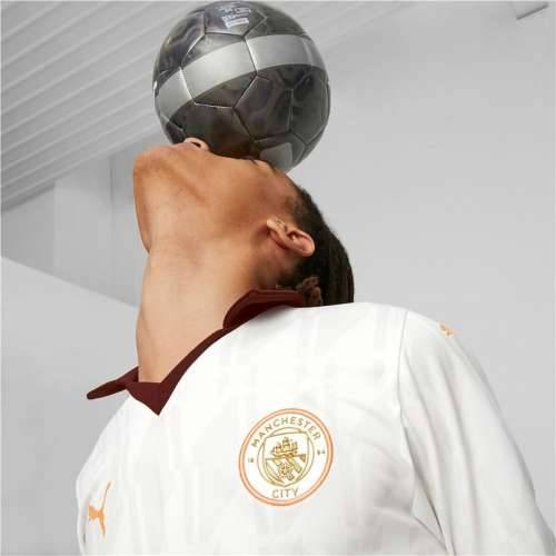 Muški Nogometni Dres Kratkih Rukava Puma  Manchester City Away Bijela Cijena