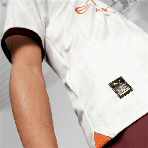 Muški Nogometni Dres Kratkih Rukava Puma  Manchester City Away Bijela Cijena