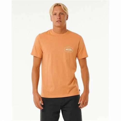 Sportska Majica Kratkih Rukava Rip Curl Stapler  Svijetlo smeđi Cijena