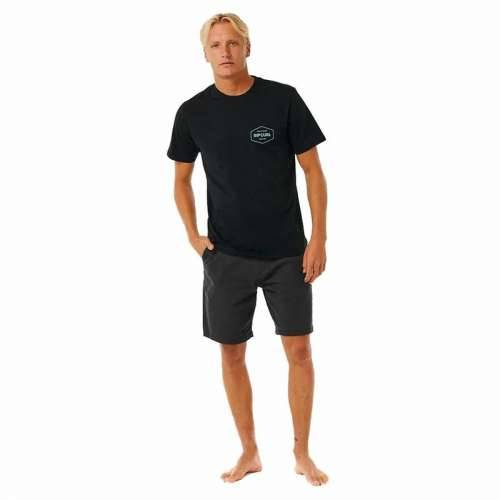 Muška Majica Kratkih Rukava Rip Curl Stapler  Crna Cijena