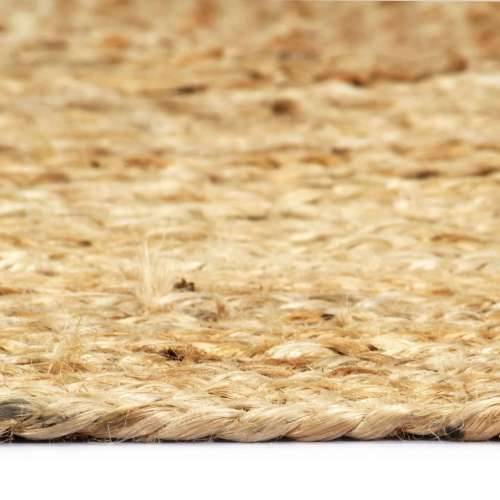 Ručno rađeni tepih od jute prirodne boje 80 x 160 cm - 80 x 160 cm Cijena