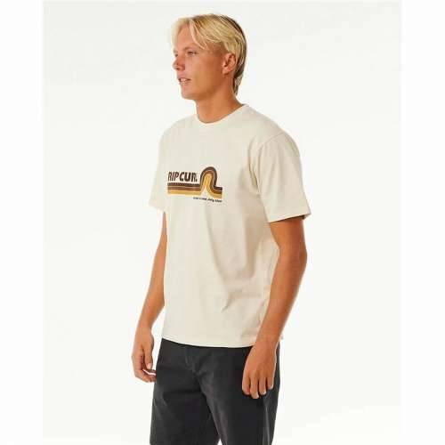 Muška Majica Kratkih Rukava Rip Curl Surf Revival Mumma Toplo bijela Cijena