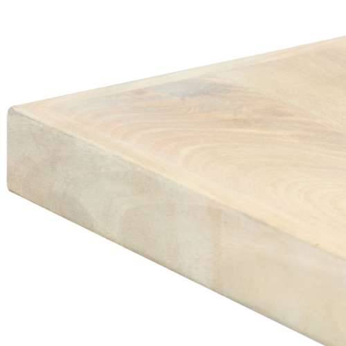 Blagovaonski stol bijeli 160x80x75 cm od masivnog drva manga - Bijela 160 x 80 x 75 cm 1 Cijena