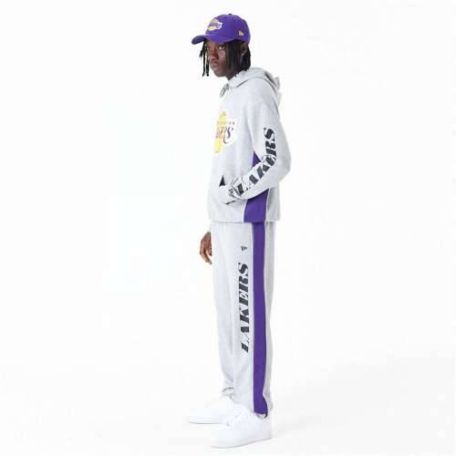 Muška Majica s Kapuljačom New Era La Lakers NBA Siva Cijena