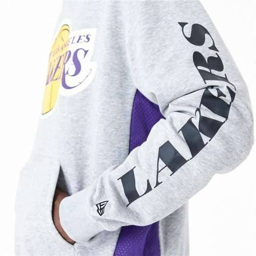 Muška Majica s Kapuljačom New Era La Lakers NBA Siva Cijena