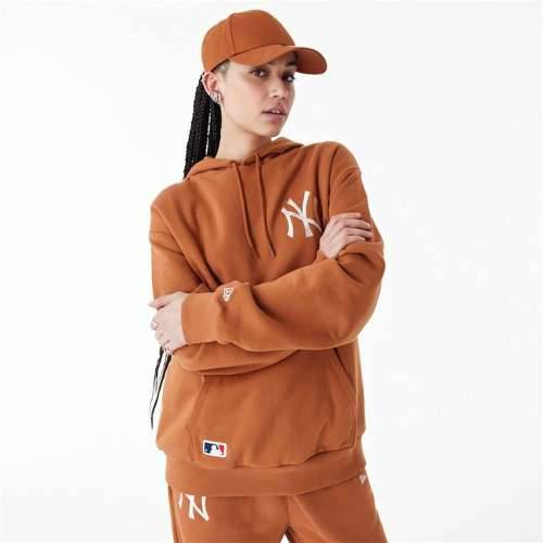 Ženska Majica s Kapuljačom New Era League Essential New York Smeđa Cijena
