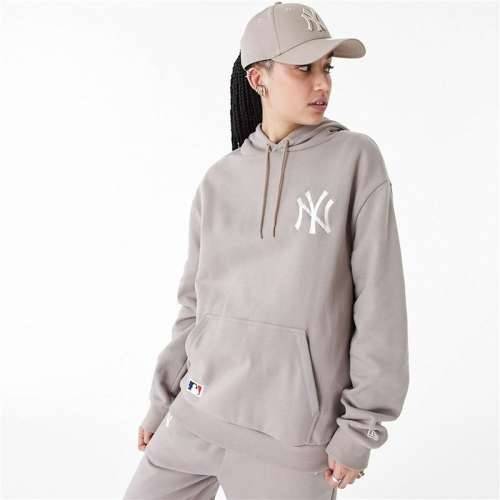 Ženska Majica s Kapuljačom New Era League Essential New York Smeđa Cijena
