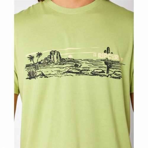 Muška Majica Kratkih Rukava Rip Curl Paradise Land Svetlozelený Cijena