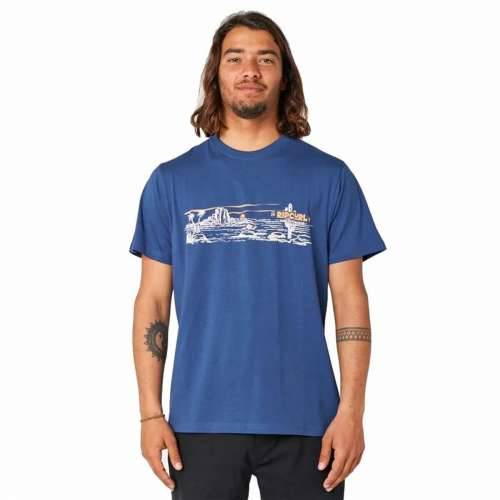 Muška Majica Kratkih Rukava Rip Curl Paradise Land Plava Cijena