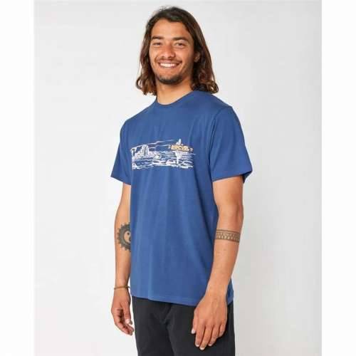 Muška Majica Kratkih Rukava Rip Curl Paradise Land Plava Cijena