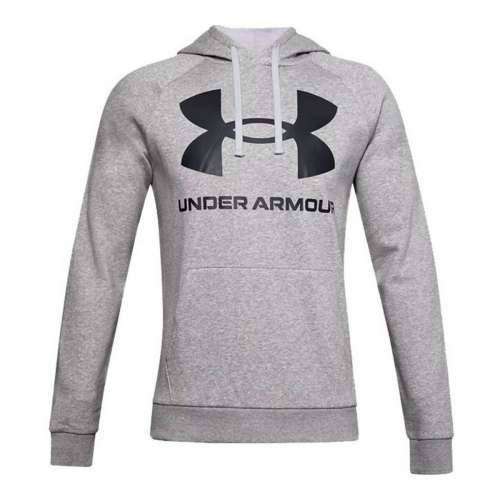 Muška Majica s Kapuljačom Under Armour Rival Big Logo Svjetlo siva Cijena