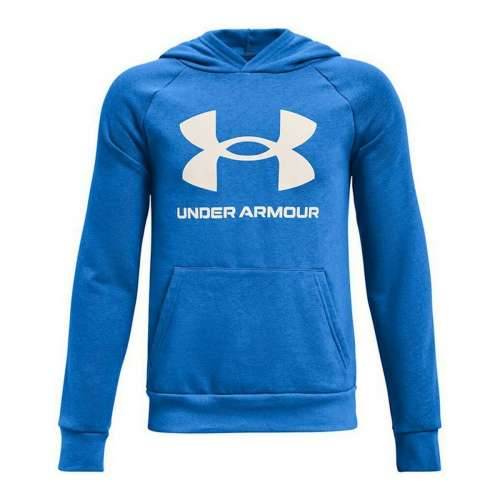 Muška Majica s Kapuljačom Under Armour Rival Big Logo Plava Cijena