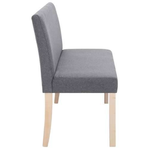 Klupa od poliestera 139,5 cm svjetlosiva - Svjetlosiva Cijena