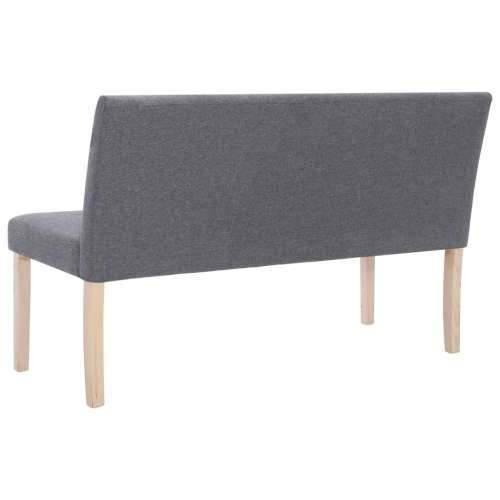 Klupa od poliestera 139,5 cm svjetlosiva - Svjetlosiva Cijena