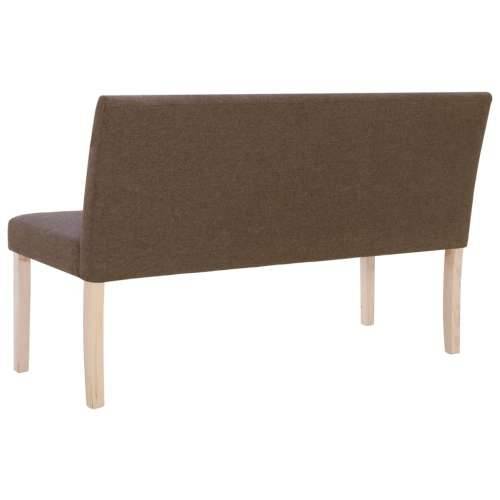 Klupa od poliestera 139,5 cm smeđa - Smeđa Cijena