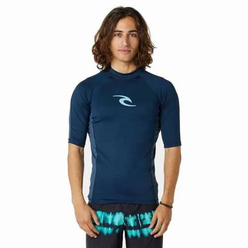 Muška Majica Kratkih Rukava Rip Curl Waves Mornarsko plava Cijena