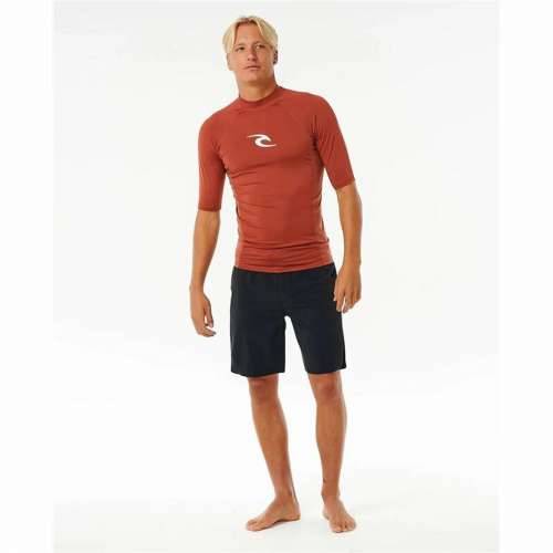 Muška Majica Kratkih Rukava Rip Curl Waves Upf Smeđa Cijena