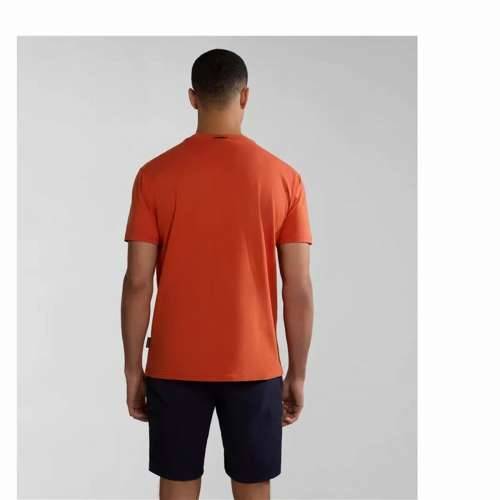 Muška Majica Kratkih Rukava Napapijri S-Bollo Ss 1 Oranžna Cijena
