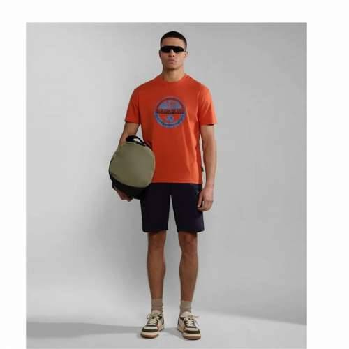 Muška Majica Kratkih Rukava Napapijri S-Bollo Ss 1 Oranžna Cijena