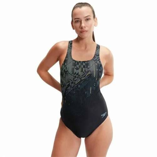 Kupaći Kostim za Djevojčice Speedo Digital Printed Medalist Crna Cijena