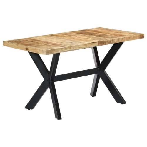 Blagovaonski stol od masivnog grubog drva manga 140x70x75 cm Cijena
