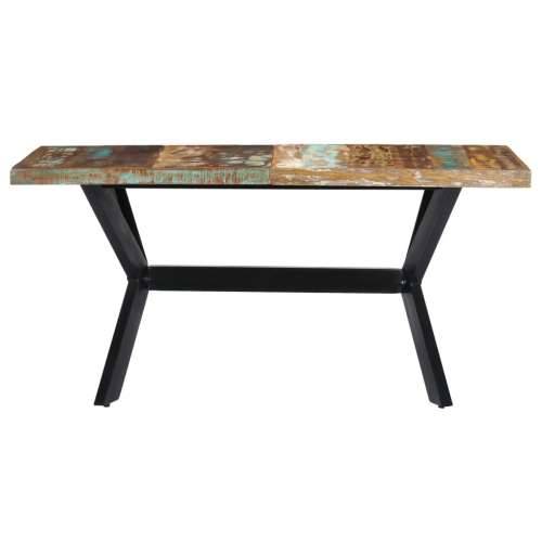 Blagovaonski stol od masivnog obnovljenog drva 140 x 70 x 75 cm Cijena