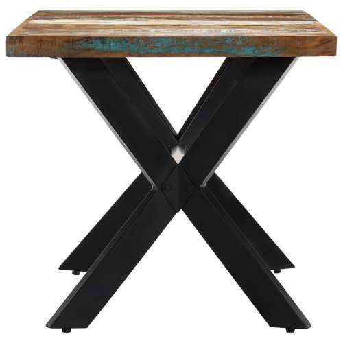 Blagovaonski stol od masivnog obnovljenog drva 140 x 70 x 75 cm Cijena